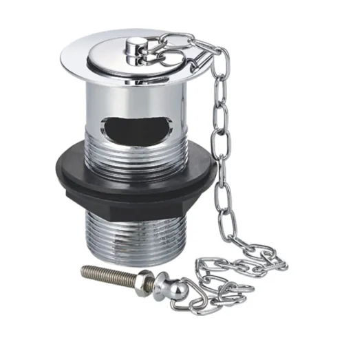 Basin Waste Link Chain Brass Plug
