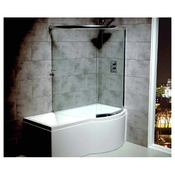 Clearance - Urban 1700 Right Handed Acrylic P Shaped Shower Bath