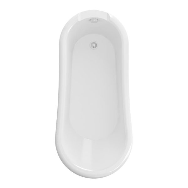 Trowbridge 1560 Grey Freestanding Bath Including Waste