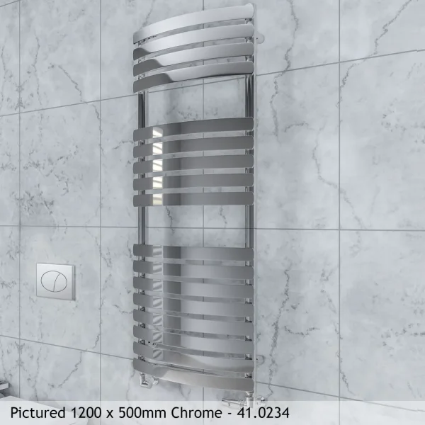 Staverton Curved Tube on Tube Designer Towel Radiator