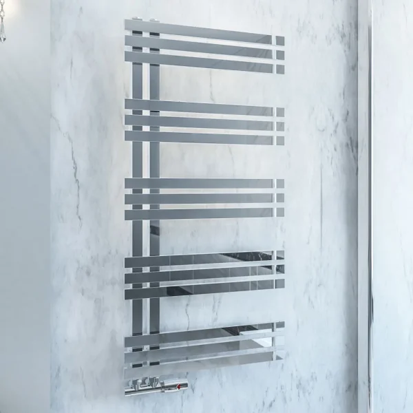Rizano Stainless Steel Towel Radiators Width 1000mm