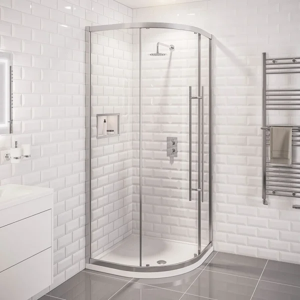 Vantage 2000 800 Quadrant Shower Enclosure With Shower Tray