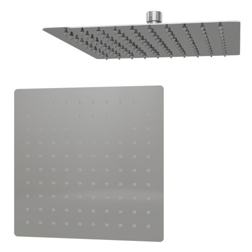 Chrome Square Over Head Ceiling Shower Head