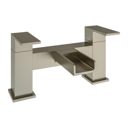 Abberton Waterfall Brushed Brass Bath Filler