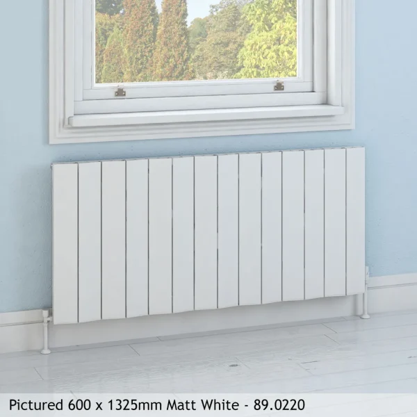 Fairford Horizontal Aluminium Radiator Height 600mm