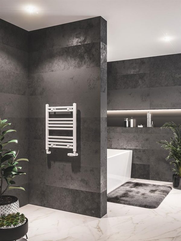 Westward Straight Multirail Towel Radiator