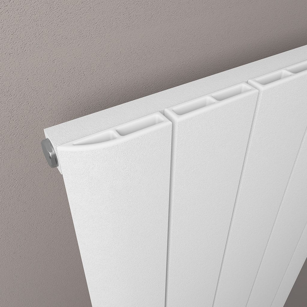 Withington Horizontal Aluminium Radiator Height 600mm - Image 3