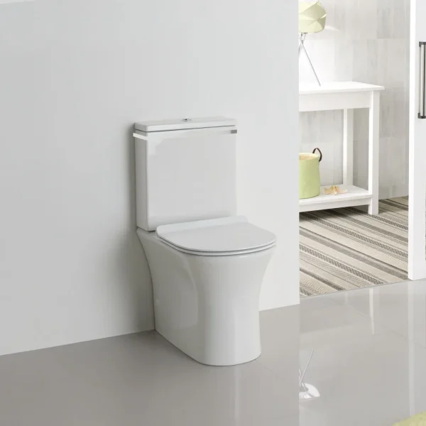 Northall Rimless Close Coupled Back to Wall Toilet