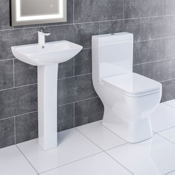 Wingrave II 500 Full Pedestal Bathroom Suite
