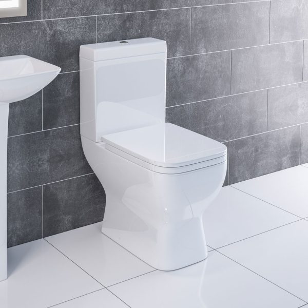Wingrave II Rimless Close Coupled Toilet