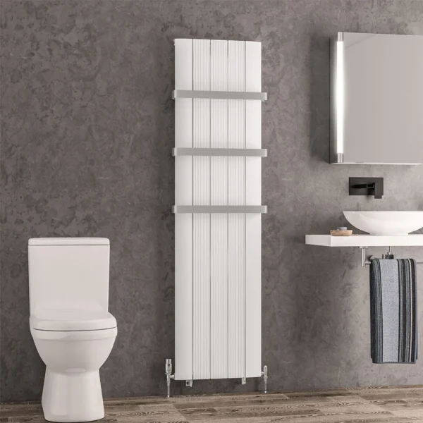 Trent Matt White Aluminium Designer Radiator