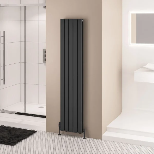 Warrington Matt Anthracite Type 20 Mild Steel Radiator