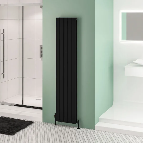 Warrington Matt Black Type 20 Mild Steel Radiator