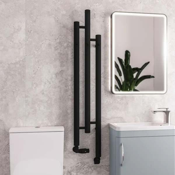 Portchester 1200 x 225 Round Bar Designer Radiator