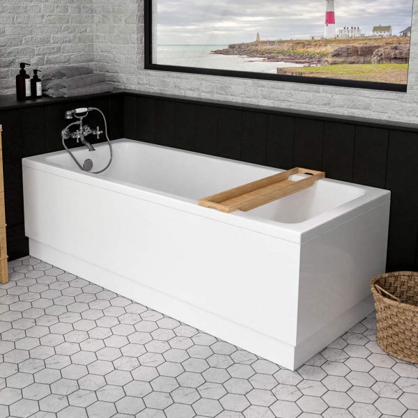 Portland 1750 Single Ended Beauforte Straight Bath
