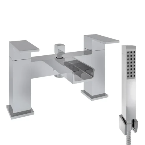 Abberton Waterfall Chrome Bath Shower Mixer Tap