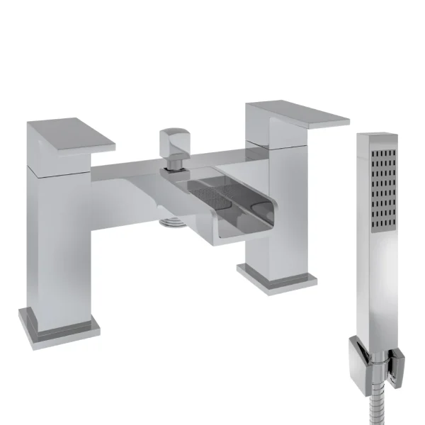 Abberton Waterfall Chrome Bath Shower Mixer Tap