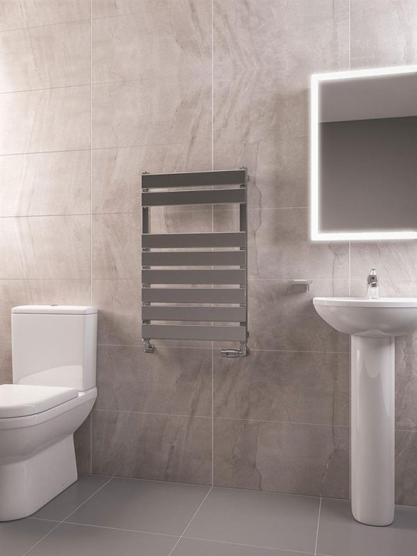 Deddington Chrome Heated Towel Rail