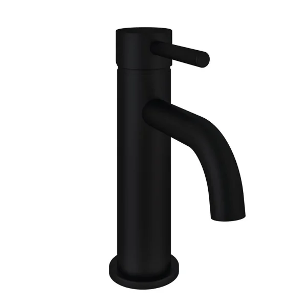 Meriden Matt Black Basin Mono Tap With Waste