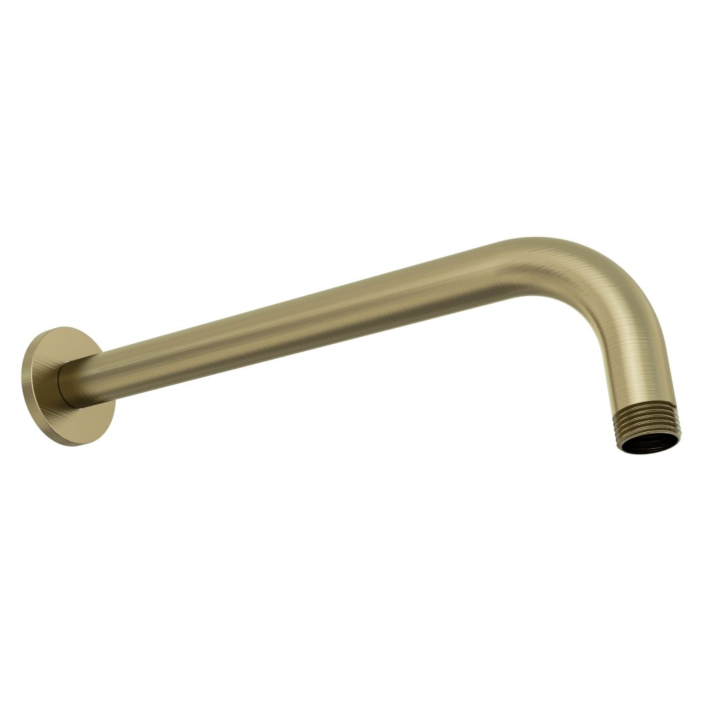 Meriden Brushed Brass 390mm Wall Mounted Arm