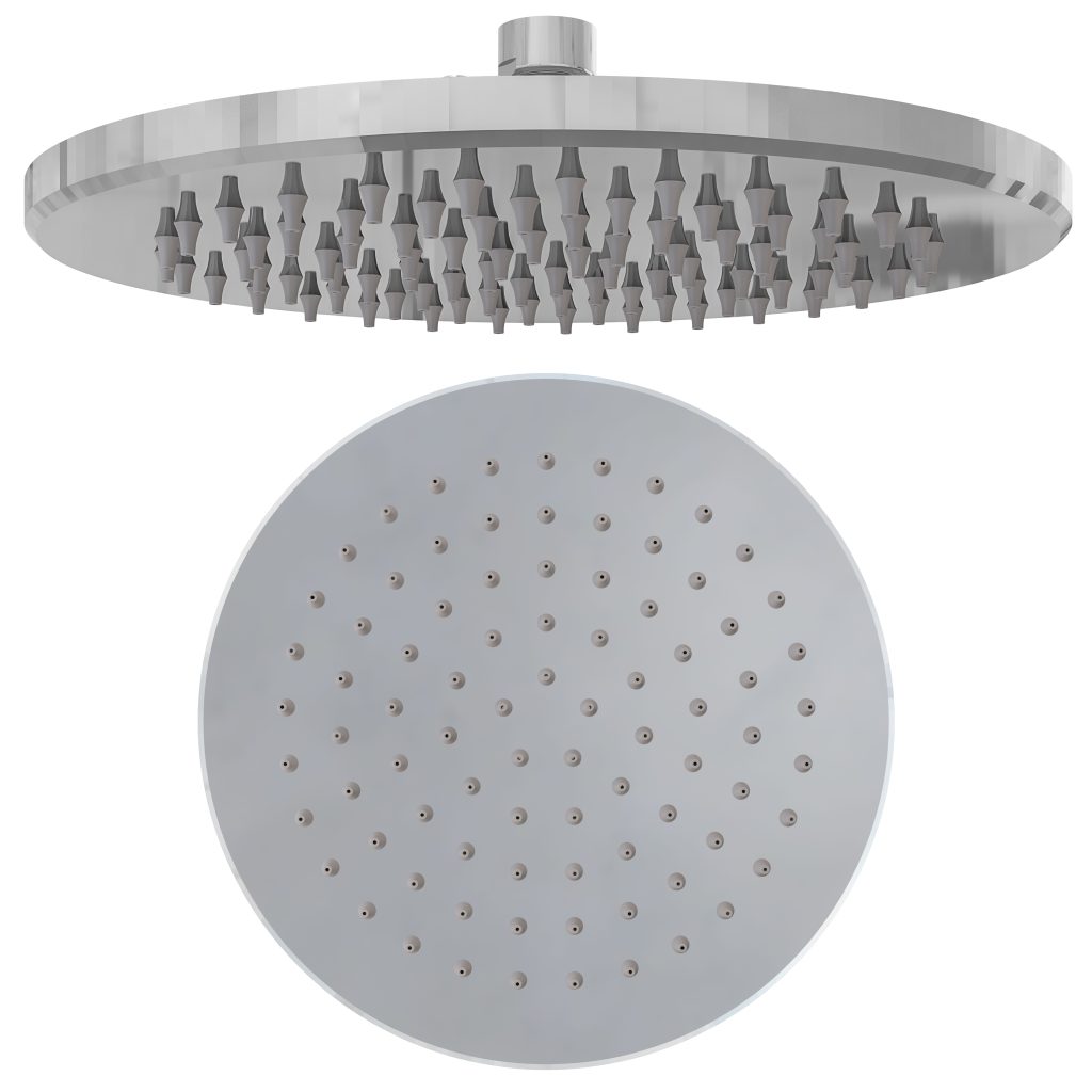 Meriden Chrome 300mm Stainless Steel Round Easy Cleaning Shower Head