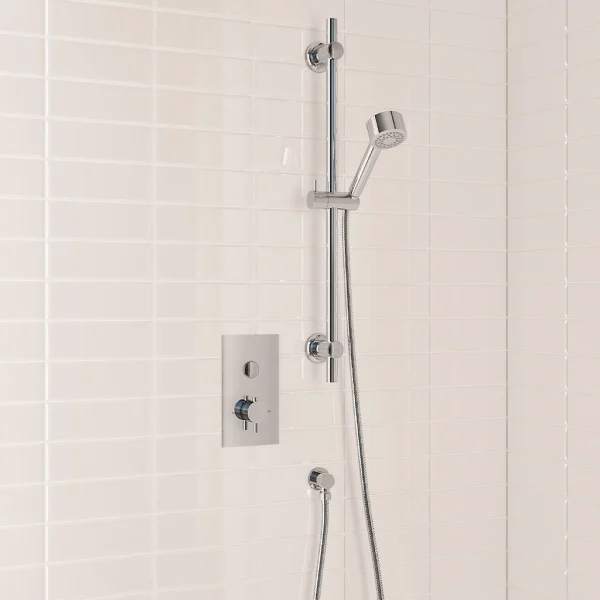 Concealed Valve,Round Slider Rail Shower Kit