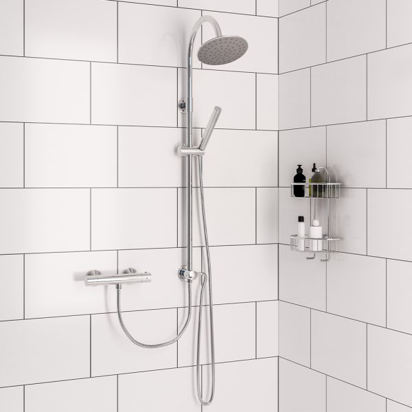 Exposed Bar Valve&Breeze Riser Shower Kit