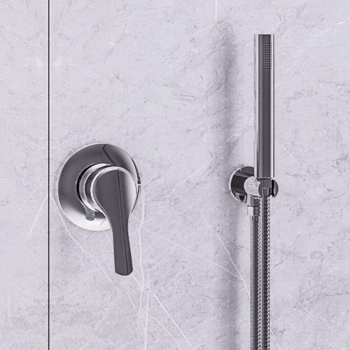 Con.Valve,Outlet Elbow with Holder,Hose&Handset
