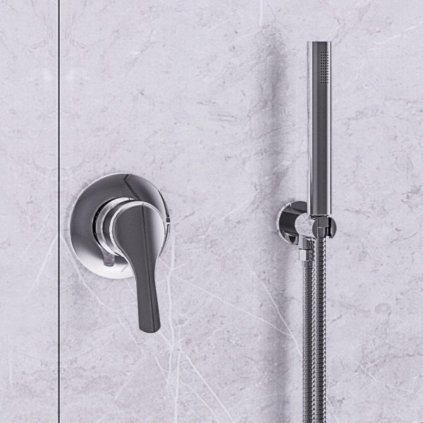 Con.Valve,Outlet Elbow with Holder,Hose&Handset