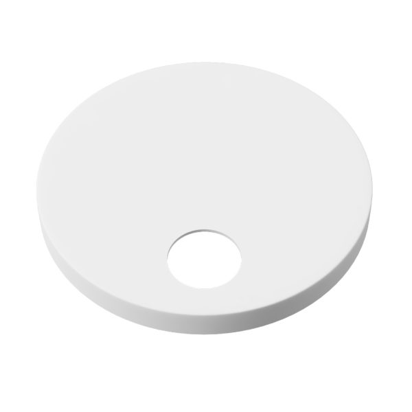 Toilet Seat Hinged 50mm Cover Caps And Fixings - Eastbrook