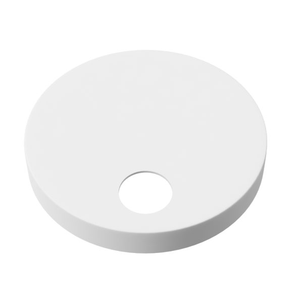 Toilet Seat Hinged 60mm Cover Caps And Fixings - Eastbrook