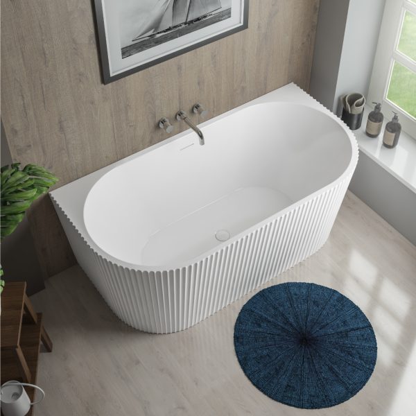 Caversham 1650 D Shaped Bath Inc. Waste - Eastbrook