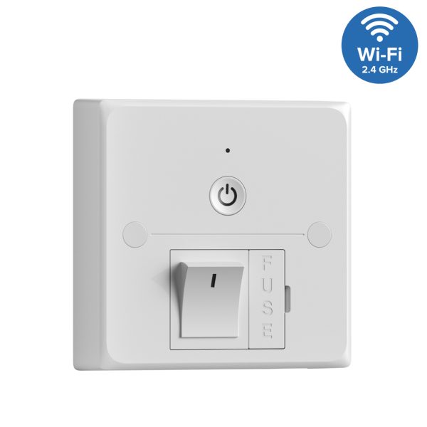 Wi-Fi On Off White Spur Switch - Eastbrook