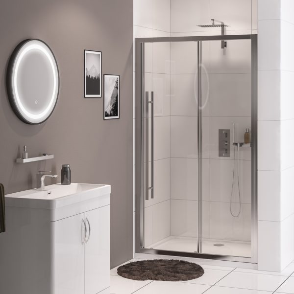 Vantage 2000 Chrome 1500 Sliding Door - Eastbrook