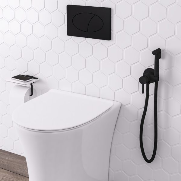 Black Round Douche Pack - Eastbrook