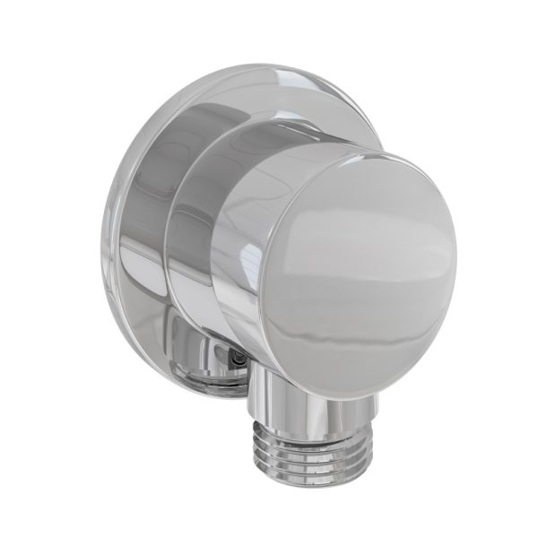 Chrome Round Outlet Elbow  - Eastbrook