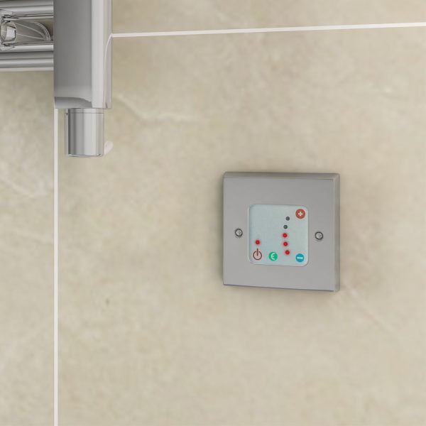 Crafton II Chrome Effect Temperature Control Panel - Eastbrook