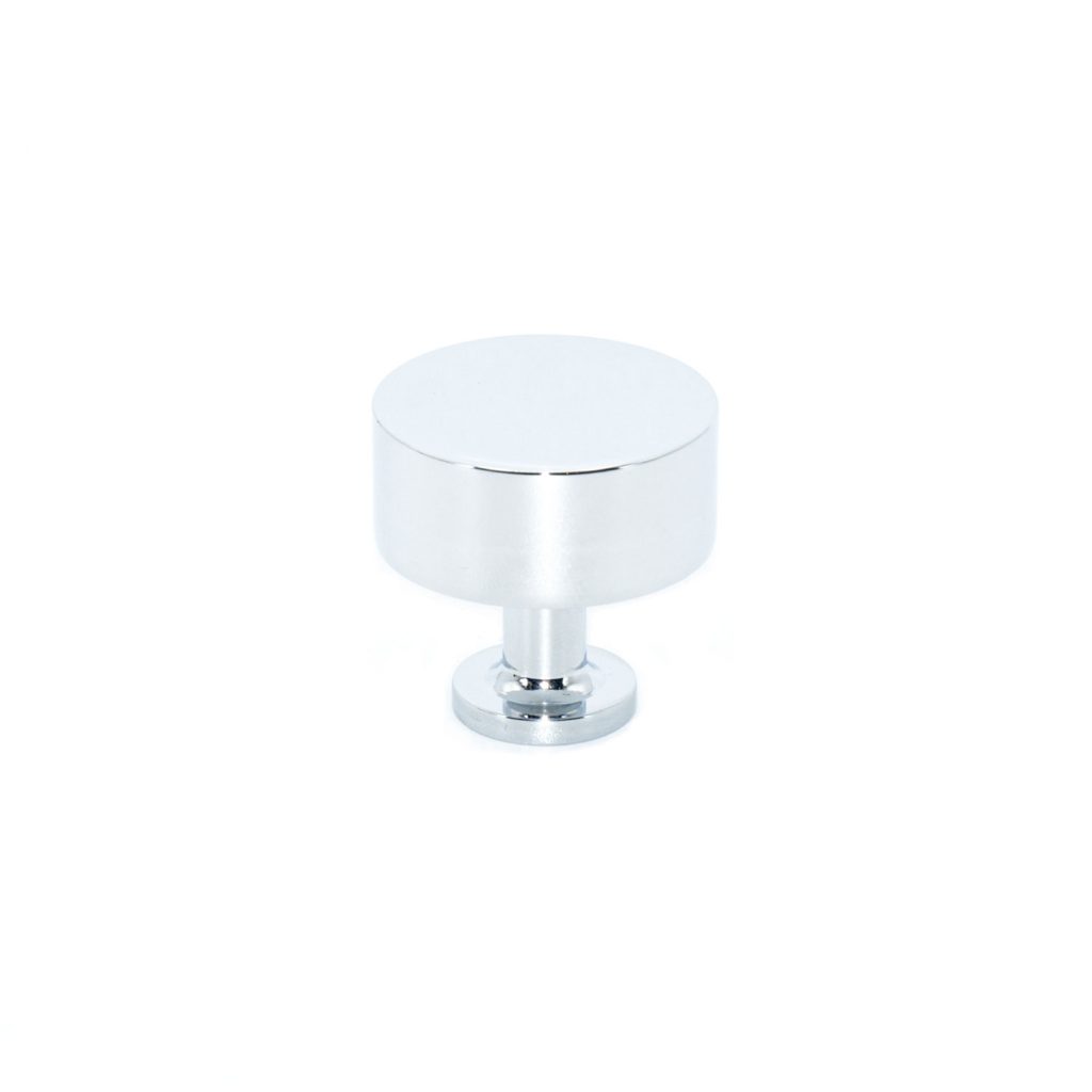 Chrome Lucerne Smooth Knob Handle - Eastbrook