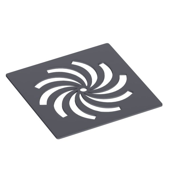 Crossland Light Grey Waste cover - Eastbrook