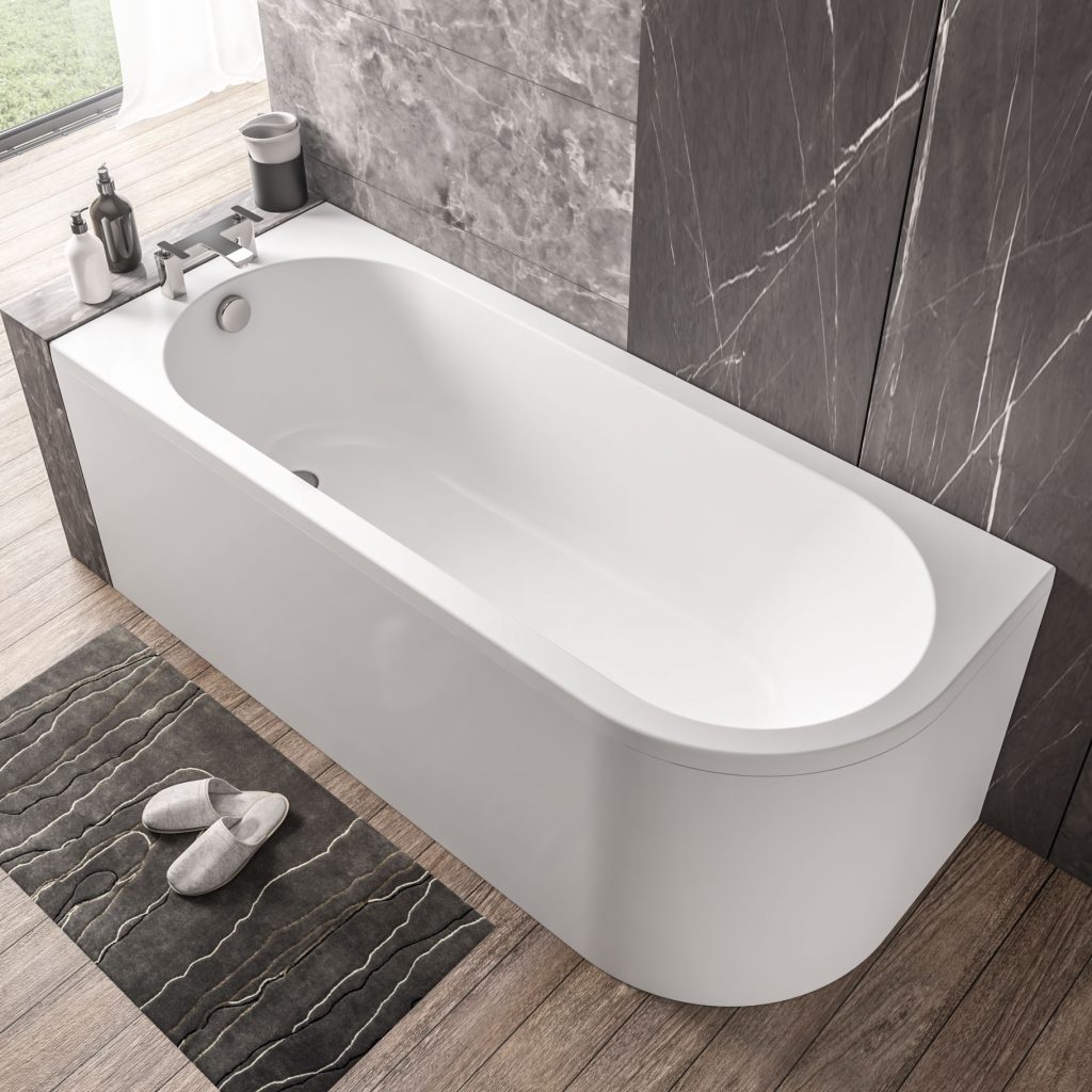 Biscay Left Handed Single Ended Bath - Eastbrook