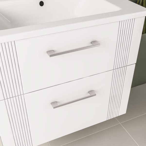 Pair Of Chrome Cranham Handles - Eastbrook