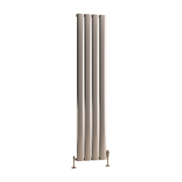 Malmesbury Silver Effect Aluminium Radiator - Eastbrook