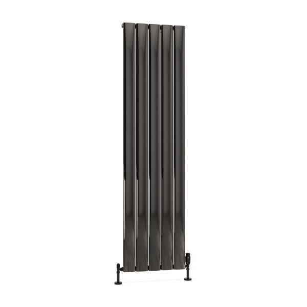 Malmesbury Black Effect Aluminium Radiators - Eastbrook