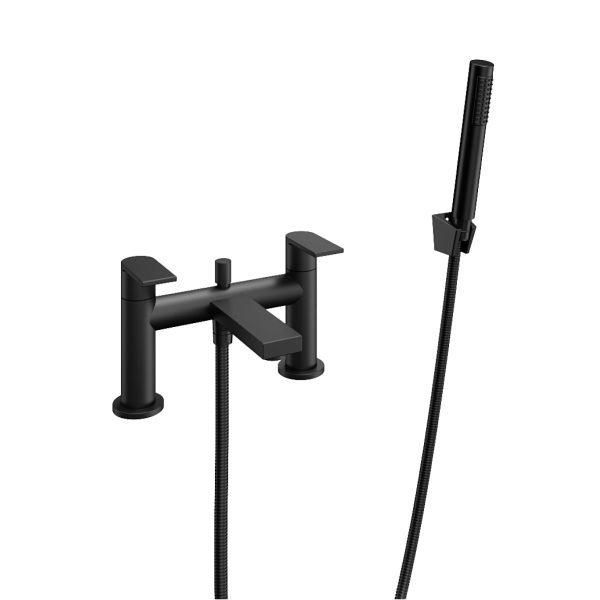 Westbury Matt Black Bath Shower Mixer Tap  - Eastbrook