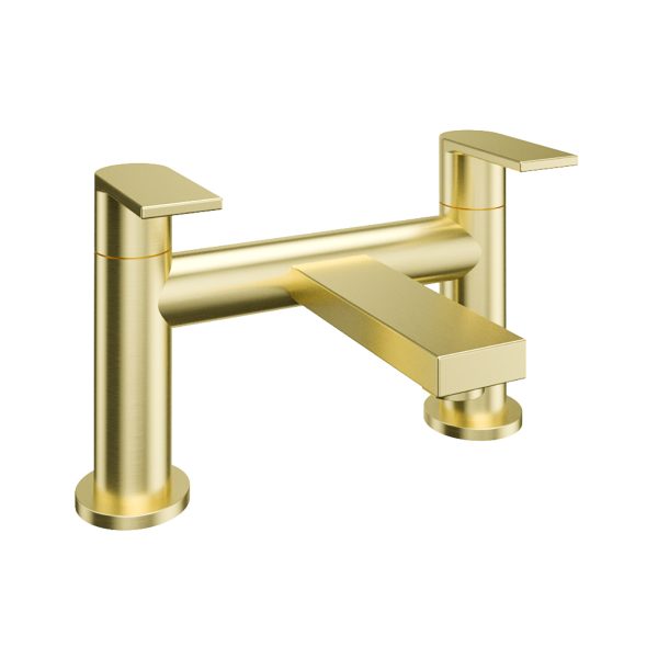 Westbury Brushed Brass Bath Filler Tap - Eastbrook