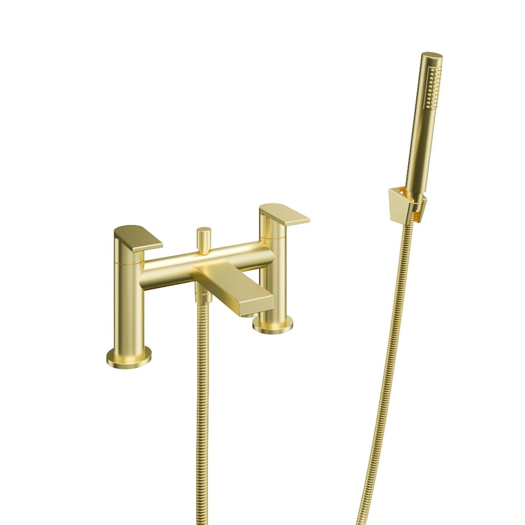 Westbury Brushed Brass Bath Shower Mixer Tap  - Eastbrook
