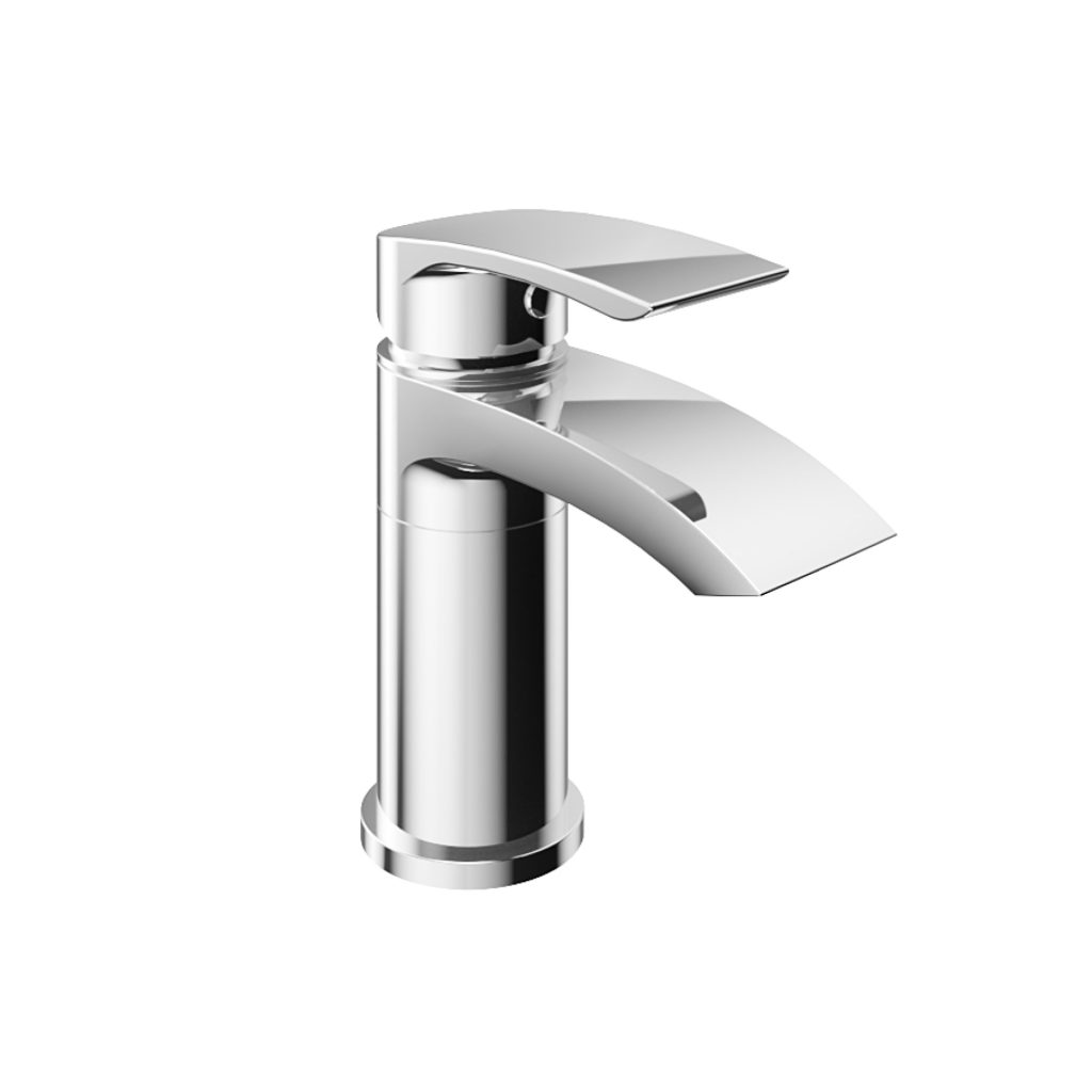Alveston Chrome Mini Swivel Basin Tap with Waste - Eastbrook
