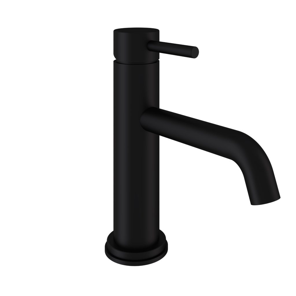 Meriden Matt Black Mini Basin Mono incl waste - Eastbrook