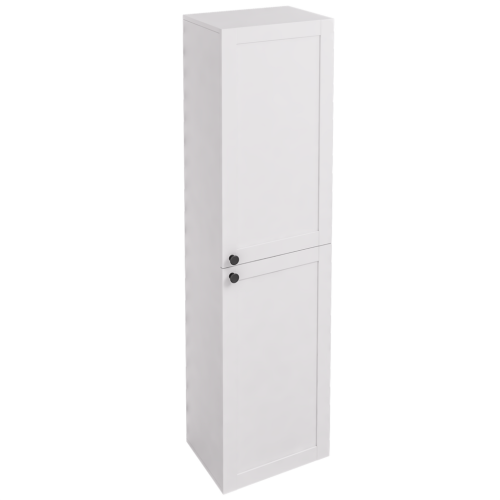 Hardwick High Gloss White Tall Wall Hung Unit - Eastbrook