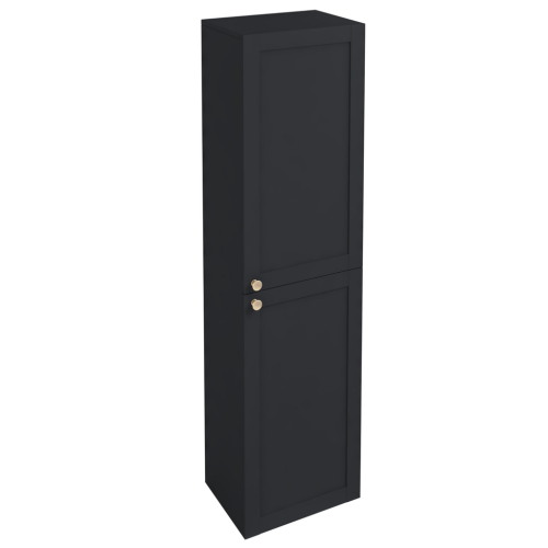 Hardwick Matt Grey Tall Wall Hung Unit - Eastbrook